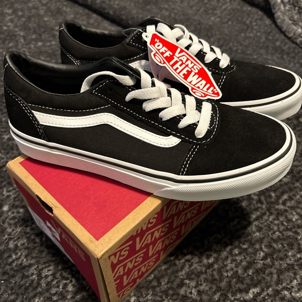 Vans Black and White Sneakers